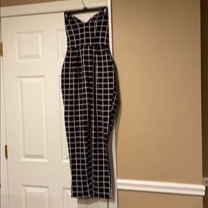 BooHoo strapless jumpsuit.